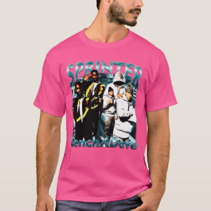 T-shirt Retro Bootleg Design Central Cee X Santan Dave Kid
