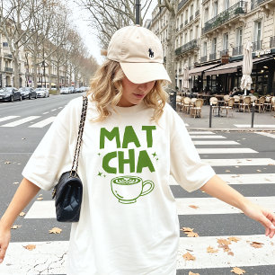 T-shirt Retro Branché Amoureux Matcha Doodle