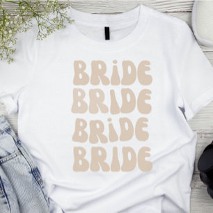 T-shirt Retro Bride Bachelorette Party Vintage