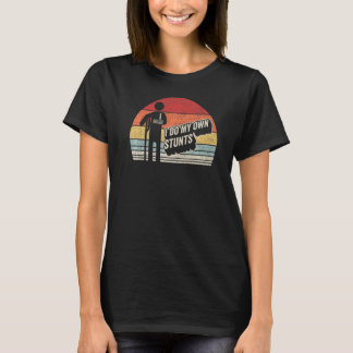 T-shirt Retro Broken Bras Main Poignet Coude Blessure obte