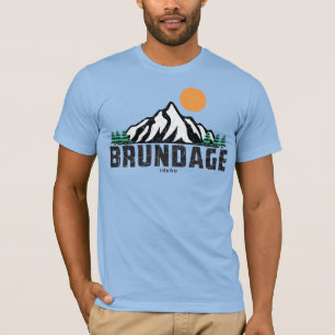 T-shirt Retro Brundage Mountain Ski