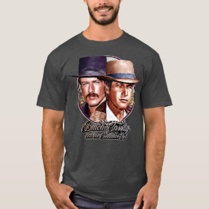 T-shirt Retro Butch Cassidy et Sundance Kid Outlaw Tr