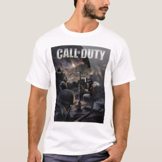 T-shirt Retro Call of Duty 1 cover art 