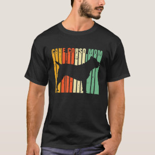 T-shirt Rétro Cane Corso Maman mignonne Italien Mastiff Ai