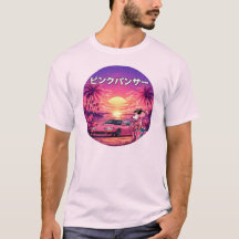 T-Shirt Rétro Car Aesthétique Voiture Coucher de S