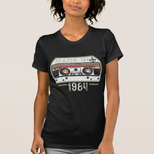 T-shirt Retro cassette 80 musique