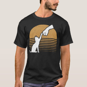 T-shirt Retro Cat Friends Feline Pet Lover garçon