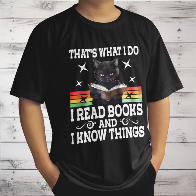 T-shirt Retro Cat Livres Le Lecteur Halloween Lecture Cade (Créateur téléchargé)