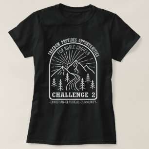 T-shirt Retro Challenge 2 Conversation classique CC Tutor