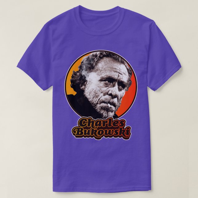 T-shirt Retro Charles Bukowski Hommage (Design devant)