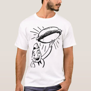 T-shirt Rétro chemise d'hamburger