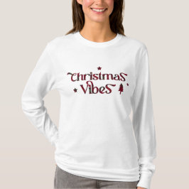 T-shirt Retro Chic : Vibes de Noël sur Tartan traditionnel