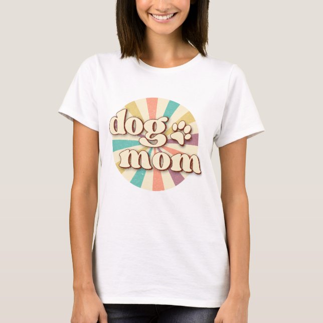 T-shirt Retro Chien Maman (Devant)