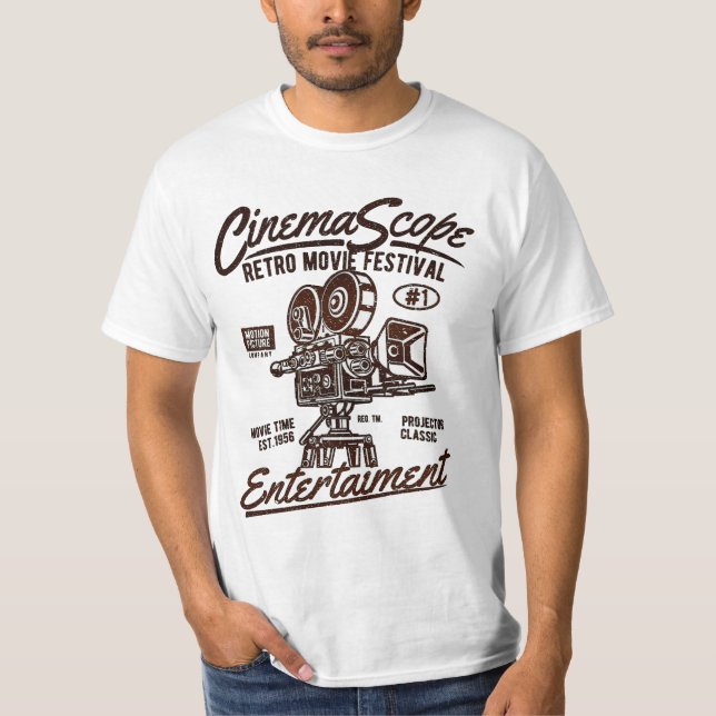 T-shirt Retro CinemaScope (Devant)