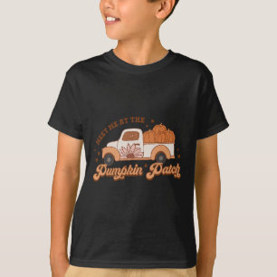 T-shirt Retro Citrouille Truck Me Rencontre À Citrouille P