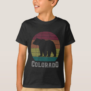 T-shirt rétro Colorado Rocky Mountains Ski Camping