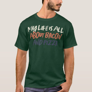 T-shirt Retro Coloré Drôle Ma Vie Est Tout À Propos De Bac