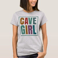 Retro Colours Cave Girl Caver Escalade