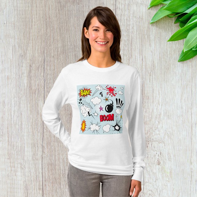 T-shirt Retro Comic Explosion Pop Art (Créateur téléchargé)