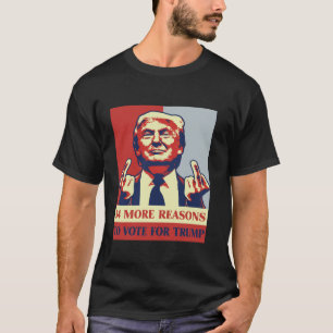 T-shirt Retro Condamné Felon 34 Autres Raisons De Voter Po