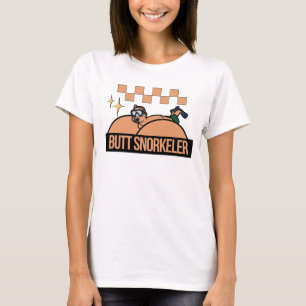 T-shirt Rétro Confort Butt Snorkeler, Amusant Adulte, Adul