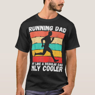 T-shirt Retro Coureur papa drôle Coureur Marathon Athlete