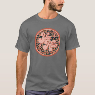 T-shirt Retro Cowboy Yeehaw Leopard Western Country Cowgir