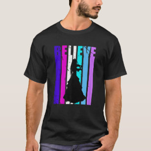 T-shirt Retro Croire Violon Anniversaire Femme Joueuse Vio