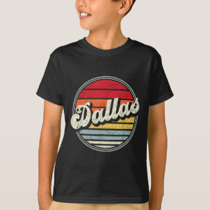 T-shirt Retro Dallas Accueil Cool d'Etat les années 70 Sty