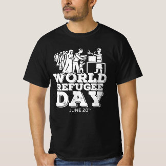 T-shirt Rétro de la journée mondiale des réfugiés