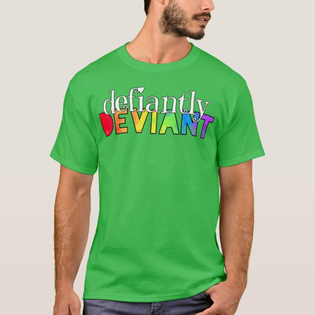 T-shirt Retro de musique déviant (Devant)