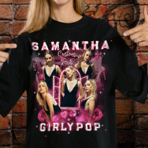T-shirt rétro de rap illégal rose pour filles Ajou