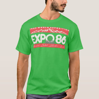 T-shirt Retro Defunct Expo 86 Worlds Fair Vancouver Canada