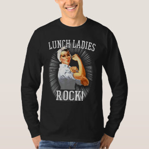 T-shirt Retro Déjeuner Dames Rock Cafétéria Travailleur Dr