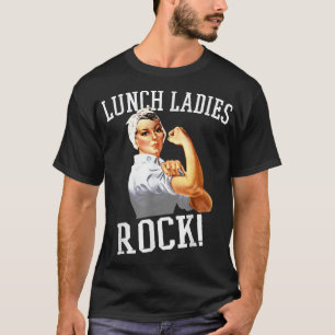 T-shirt Retro Déjeuner Dames Rock Cafétéria Travailleur Dr