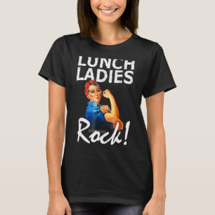 T-shirt Retro Déjeuner Dames Rock Déjeuner Lady Quad Retou