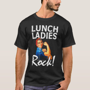 T-shirt Retro Déjeuner Dames Rock Déjeuner Lady Quad Retou