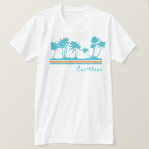 T-shirt rétro des Caraïbes