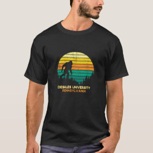 T-shirt Retro DeSales University Pennsylvania Big foot Sou