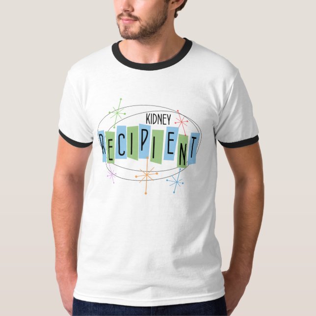 T-shirt rétro-design pour receveur de reins (Devant)