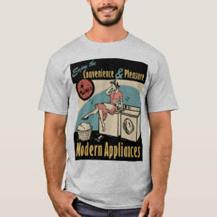 T-shirt Rétro dessiccateur de joint de femme au foyer