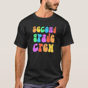 T-shirt Rétro Deuxième Classe Little Miss 2e Gr Rainbow