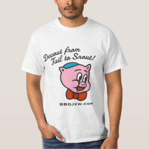 T-shirt Rétro dévot de la queue à la chemise de valeur