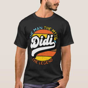 T-shirt Retro Didi L'Homme Le Mythe La Légende Da du Père