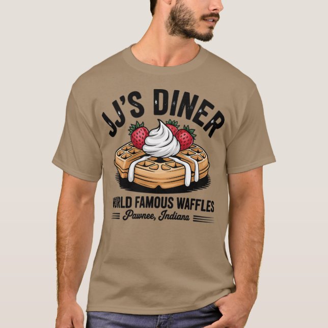 T-shirt Retro Diner - "JJ’s Diner World Famous Waf (Devant)