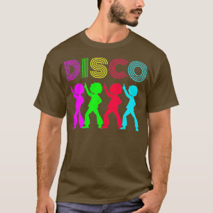 T-shirt Retro Disco Hustle Danser Vintage Thème