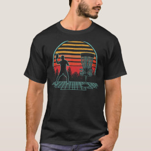 T-shirt Retro Disque Golf Player Sport Vintage Disque Golf