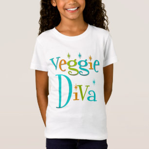T-Shirt Rétro diva végétarienne
