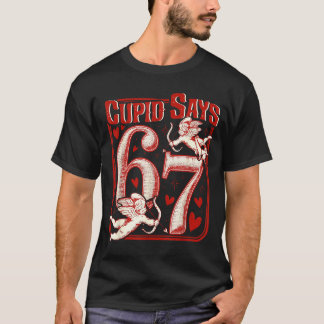 T-shirt Rétro Drôle Cud Dit 6 7 Six Sept Couples Valenti