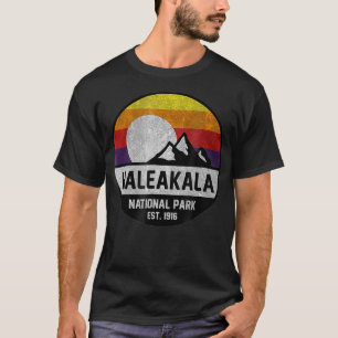 T-shirt Rétro du parc national de Haleakala 